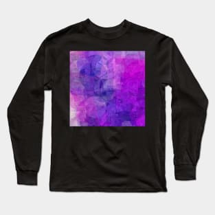 Pink and Purple Shapes Long Sleeve T-Shirt